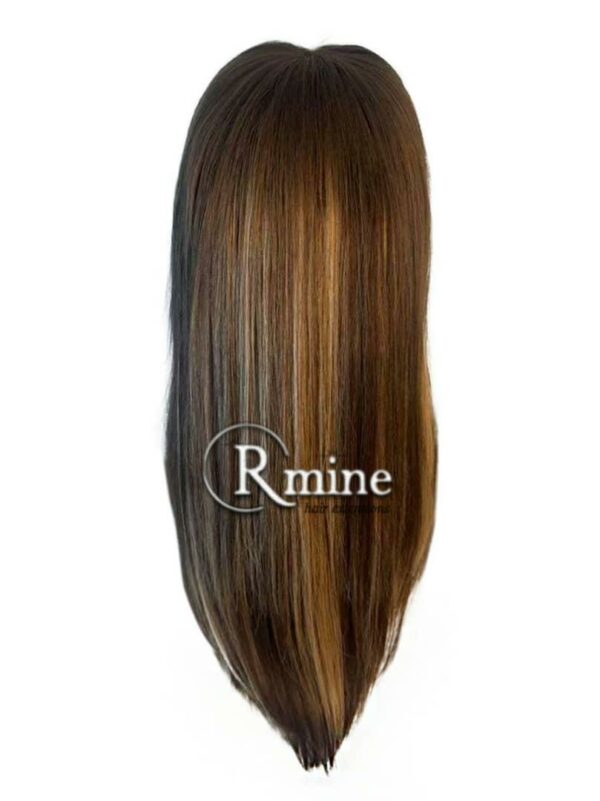 Perruque d'extensions de cheveux Bruns méchés blond 45cm 250g n°3 – Image 2