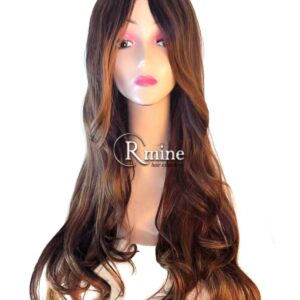 Perruque d'extensions de cheveux Bruns Blonds balayage 65cm 400g n°6