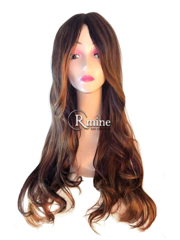 Perruque d'extensions de cheveux Bruns Blonds balayage 65cm 400g n°6