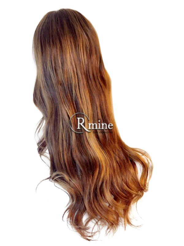 Perruque d'extensions de cheveux Bruns Blonds balayage 65cm 400g n°6 – Image 3
