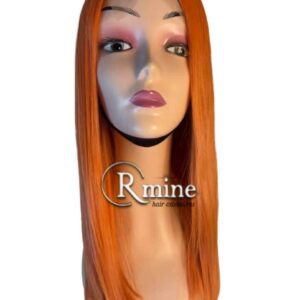 Perruque d'extensions de cheveux Roux orangé clair 30cm 200g n°12