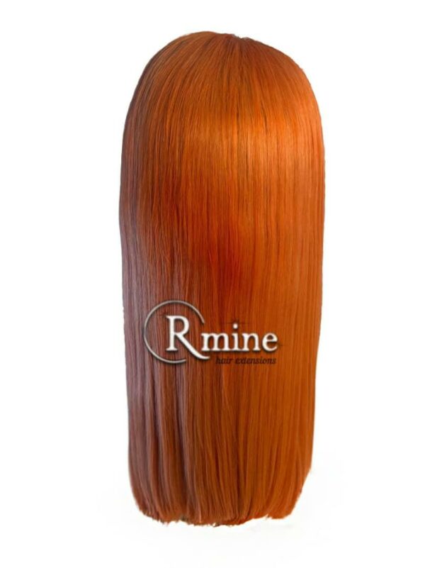 Perruque d'extensions de cheveux Roux orangé clair 30cm 200g n°12 – Image 3