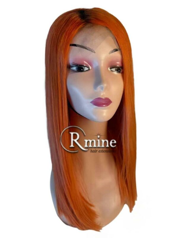 Perruque d'extensions de cheveux Roux orangé clair 30cm 200g n°12 – Image 2