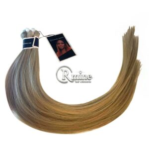 Boule de cheveux tissage Blonds méchés cendrés 70cm 100g n°106