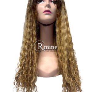 Perruque d'extensions de cheveux Blonds bouclés 55cm 250g n°15
